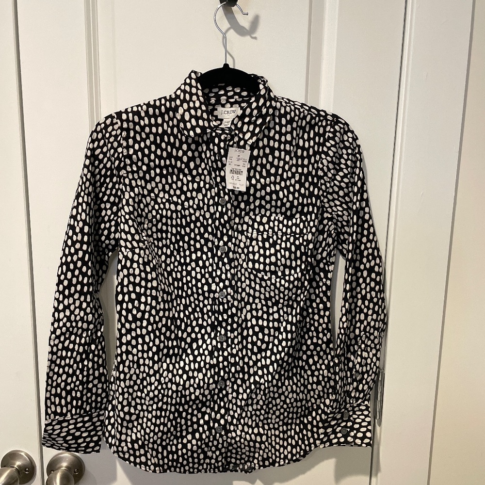 J.Crew button down long sleeve shirt.